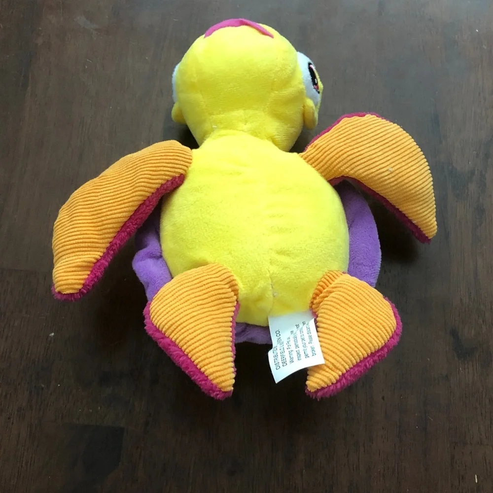 🥤 Plush Turtle Dog Toy with a Spiky Shell